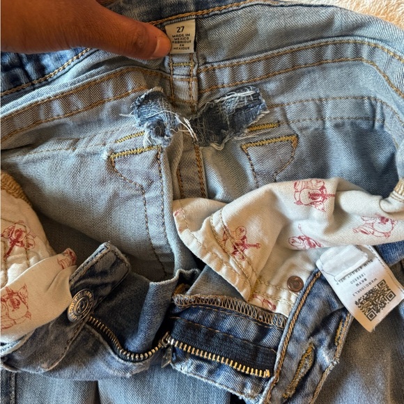 True Religion Slim Straight Low Rise Jeans - Picture 7 of 13